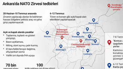 NATO Zirvesi için 70 bin personel görev yapacak