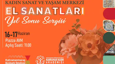 Kadın atölyelerinde üretilen eserler ziyaretçilerin beğenisine sunulacak