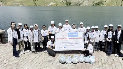 AB'den destek alan köy okulu çocuklara su ve sıfır atık bilinci aşılıyor