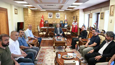 KSÜ'de Öğretmen Ayla Kara ve öğrenciler için anlamlı buluşma