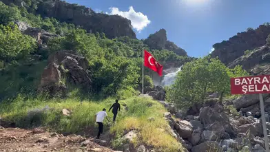 Irak sınırındaki şelaleye Mehmetçik dokunuşu