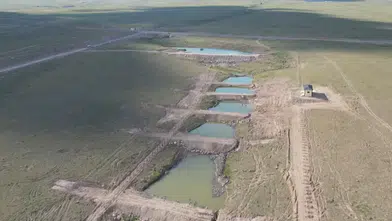 Kar ve yağmur suları göletlerde depolanarak sanayide kullanılıyor
