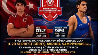 Kahramanmaraşlı güreşçilerin hedefi Avrupa’da kürsüye çıkmak