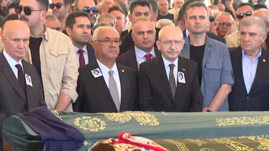 Eski CHP Genel Başkanı Deniz Baykal'ın eşi, son yolculuğuna uğurlandı