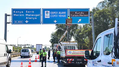 Antalya'daki yollar COP31 İklim Zirvesi'ne hazırlanıyor