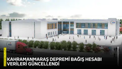 Kahramanmaraş depremi bağış hesabı verileri güncellendi