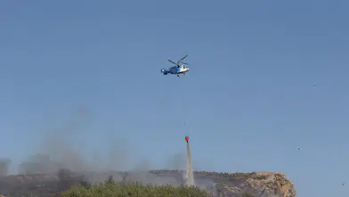 Hatay'da ormanlık alanda yangın