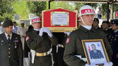 Kalp krizi sonucu yaşamını yitiren uzman çavuşa Osmaniye'de veda