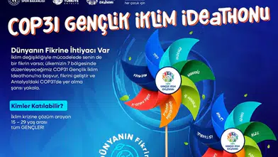 COP31 Gençlik İklim İdeathonu başvuruları başladı