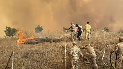 Kozan ilçesindeki orman yangınlarının biri kontrol altına alındı
