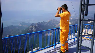 Akçal Kulesi'nden Isparta, Antalya ve Burdur 7/24 gözetleniyor