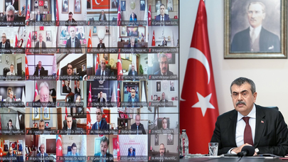 Bakan Tekin, Kahramanmaraş İl Milli Eğitim Müdürü Burdur’dan bilgi aldı