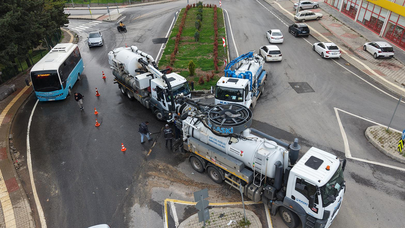 Kahramanmaraş’ta aşırı yağış alan bölgelerde yoğun mesai