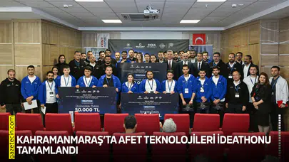 Kahramanmaraş’ta Afet Teknolojileri İdeathonu tamamlandı