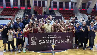 Basketbolda 18 Yaş Altı Kızlar Türkiye Şampiyonası'nın kazananı belli oldu