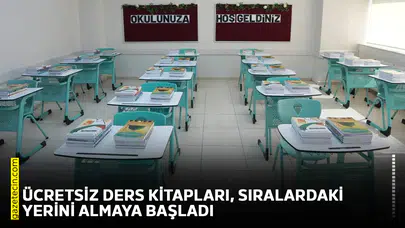 Ücretsiz ders kitapları, sıralardaki yerini almaya başladı