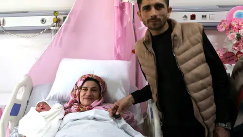 Gaziantep'te tüp bebek desteği projesinin ilk bebeği dünyaya geldi