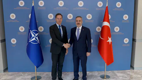 Dışişleri Bakanı Fidan, NATO Genel Sekreteri Rutte ile görüştü