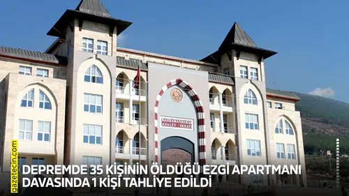 35 kişinin öldüğü Ezgi Apartmanı davasında 1 kişi tahliye edildi