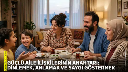 Güçlü aile ilişkilerinin anahtarı; Dinlemek, anlamak ve saygı göstermek