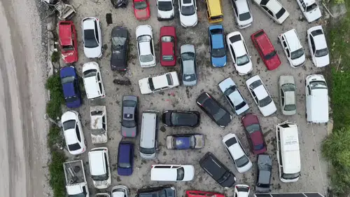 Selden zarar gören araçlar, hasar tespitin ardından kaldırıldı