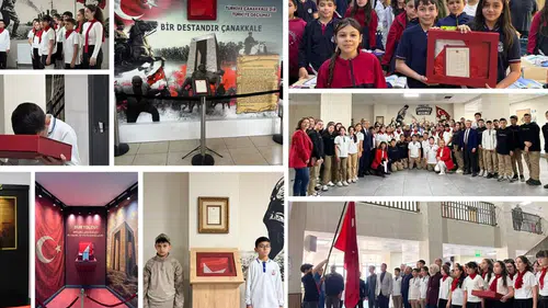 Şehitliğin al bayrakları, 81 ilindeki okullara ulaştırıldı