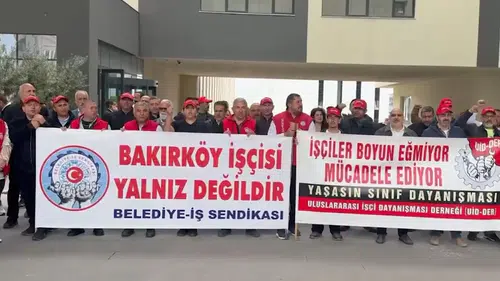 Bakırköy Belediyesindeki işten çıkarmalar protesto edildi