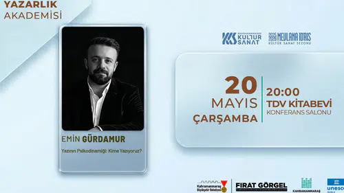 Yazar Emin Gürdamur, yazının psikodinamiğini anlatacak