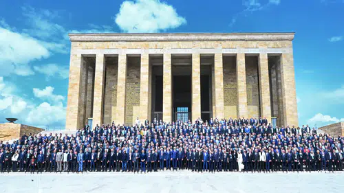 TOBB heyeti Ata’nın huzurunda