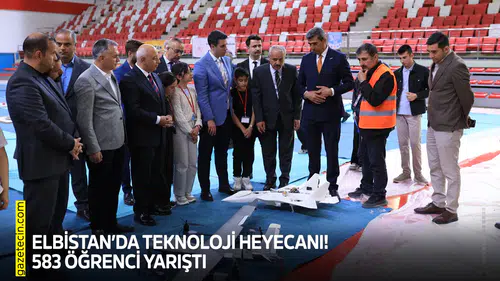 Elbistan’da teknoloji heyecanı! 583 öğrenci yarıştı