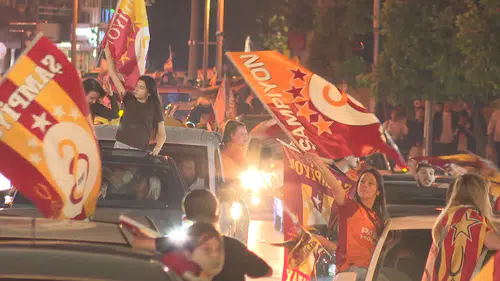 Kahramanmaraş ve çevre illerde Galatasaray'ın şampiyonluğu kutlandı