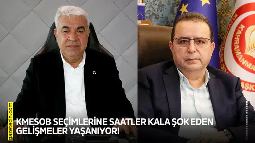 KMESOB seçimlerine saatler kala şok eden gelişmeler yaşanıyor!