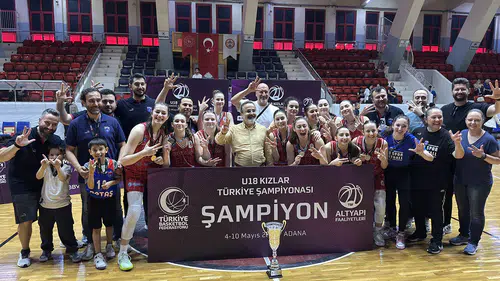 Basketbolda 18 Yaş Altı Kızlar Türkiye Şampiyonası'nın kazananı belli oldu