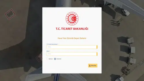 Havayolu gümrük beyan sistemi tüm havalimanlarında devrede