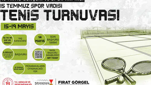 Minik raketler 19 Mayıs coşkusunu kortta yaşayacak