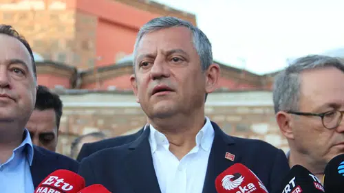 CHP TBMM Grup Başkanı Özel, bayram namazı sonrası konuştu