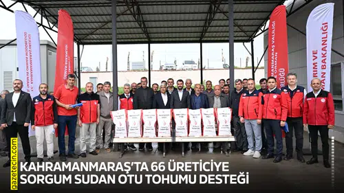 Kahramanmaraş’ta 66 üreticiye sorgum sudan otu tohumu desteği