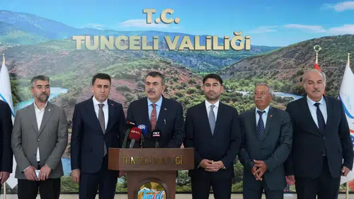 Bakan Tekin, Tunceli'de il eğitim değerlendirme toplantısına katıldı