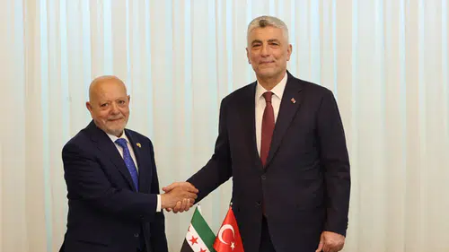 Ticaret Bakanı Ömer Bolat, Suriyeli Bakan Eş-Şaar ile görüştü