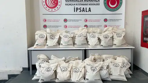 İpsala Sınır Kapısı'nda 1 ton 470 kilogram uyuşturucu ele geçirildi