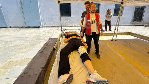 HAP kapsamında Kahramanmaraş'ta deprem tatbikatı gerçekleştirildi