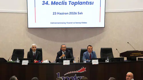 KMTSO 34. Meclis Toplantısı’nda Hasan Yiğit bilgilendirme yaptı