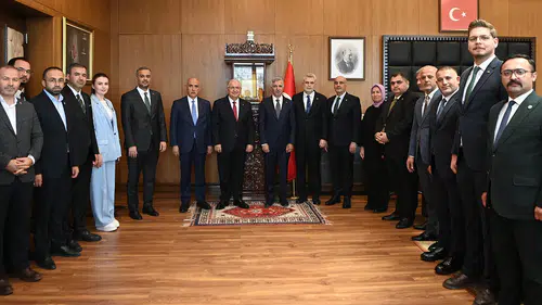 Başkan Görgel, Bakan Güler’i makamında ağırladı