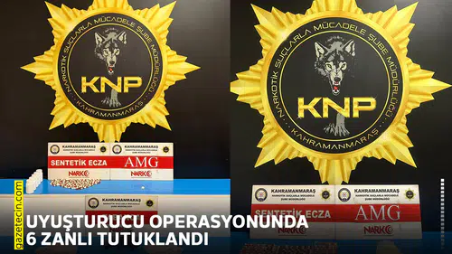 Uyuşturucu operasyonunda 6 zanlı tutuklandı