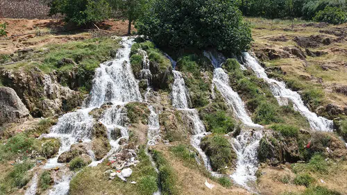 Geçen yıl kuruyan Sakçagözü Şelalesi yeniden akmaya başladı