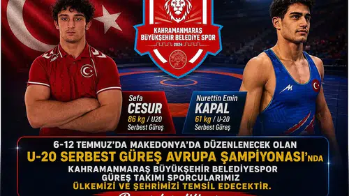 Kahramanmaraşlı güreşçilerin hedefi Avrupa’da kürsüye çıkmak