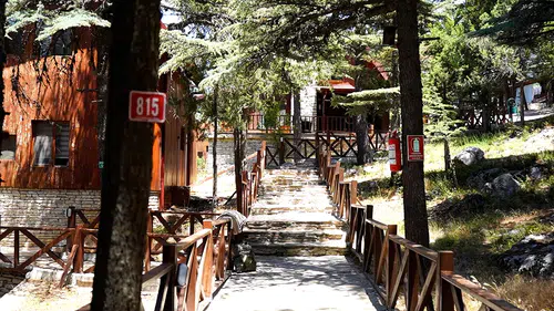 Mikrokliması ve mavi sedir ormanlarıyla Kızıldağ, ziyaretçilerini ağırlıyor
