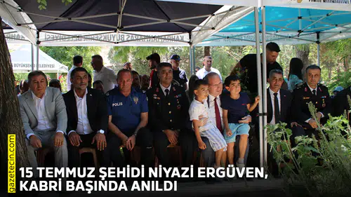 15 Temmuz şehidi Niyazi Ergüven, kabri başında anıldı