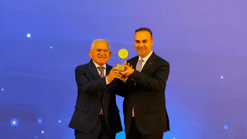 Kayseri Büyükşehir Belediyesinin RES Projesi'ne verimlilik ödülü