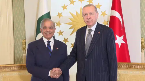 Cumhurbaşkanı Erdoğan, Pakistan Başbakanı Şerif kabul etti